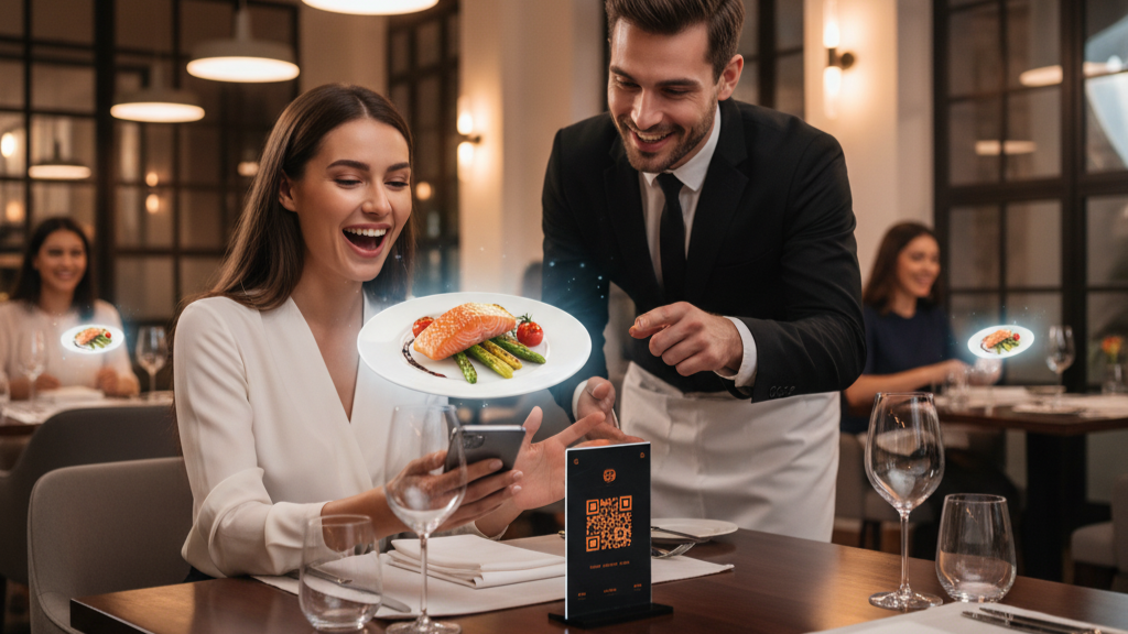 Interactive 3D Digital Menus